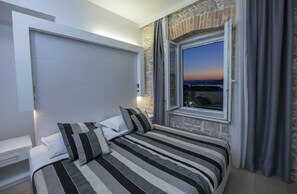 Deluxe Double or Twin Room, Partial Sea View | Premium bedding, memory foam beds, minibar, in-room safe - A Heritage Hotel Split (Split)