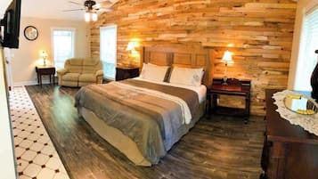 1 soveværelse, strygejern/strygebræt, sengetøj