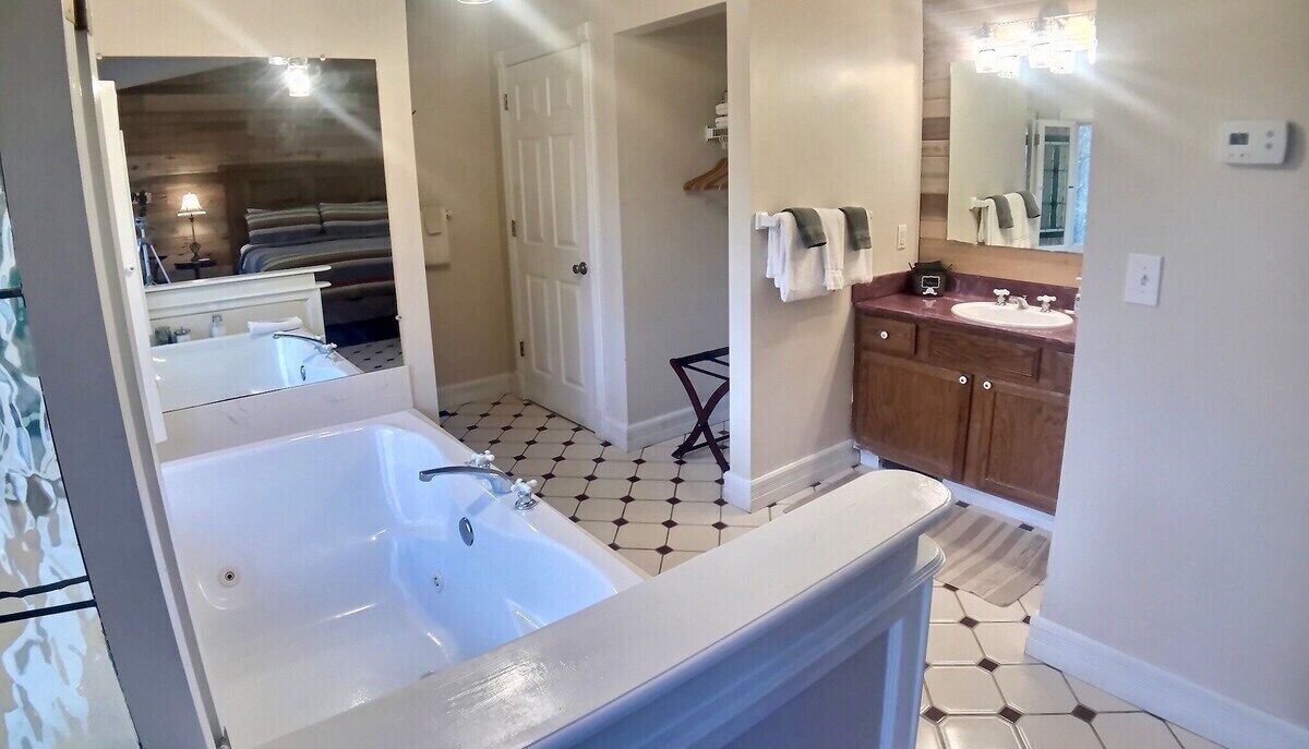 Douche, sèche-cheveux