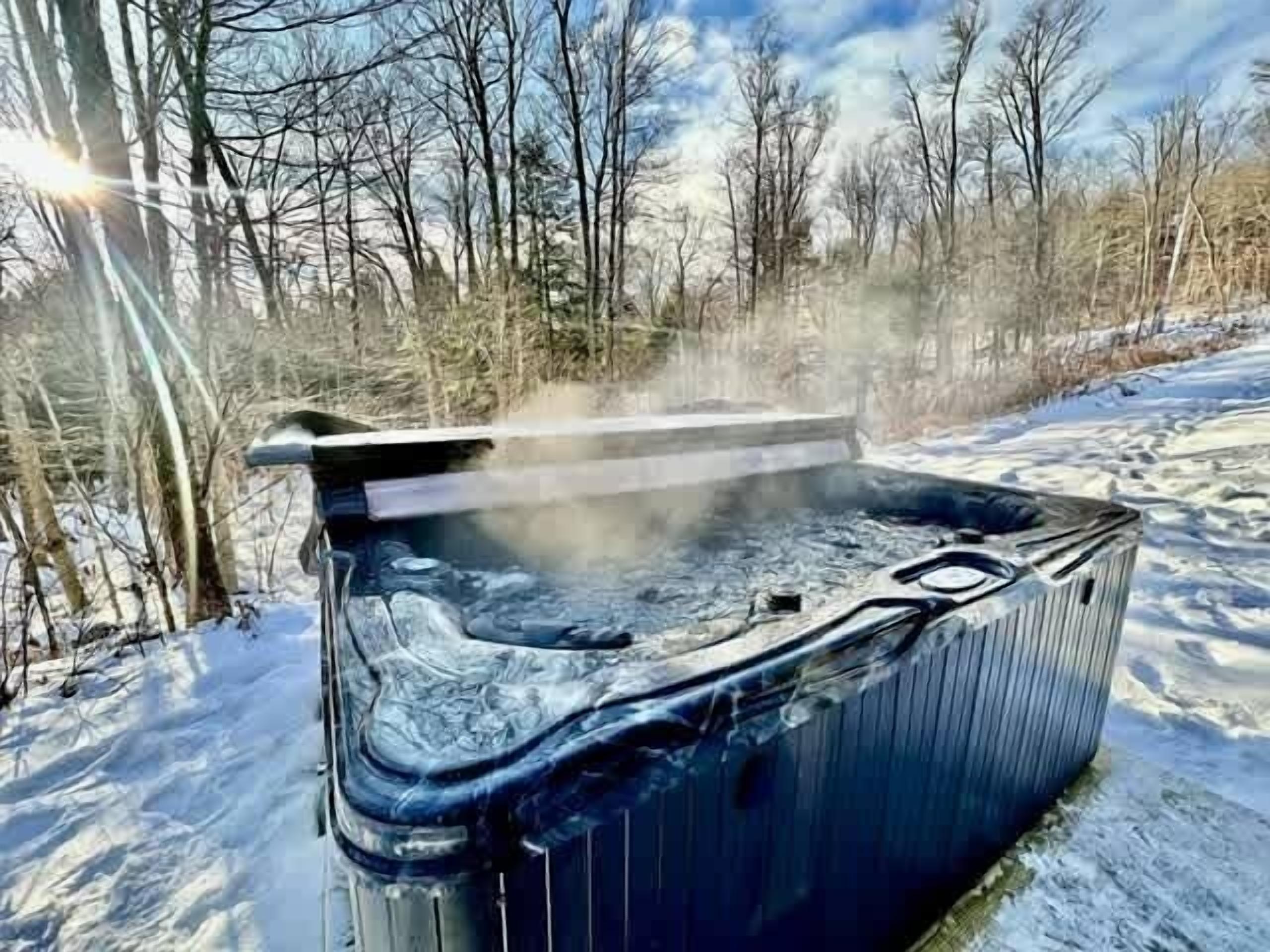 Bain à remous extérieur