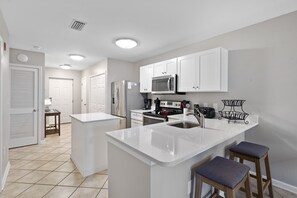 Fridge, microwave, oven, stovetop - Outdoor Pool! | Gulf View (Orange Beach)