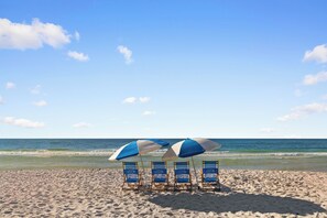 Accommodatie ligt op het strand