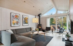 TV connectée, cheminée