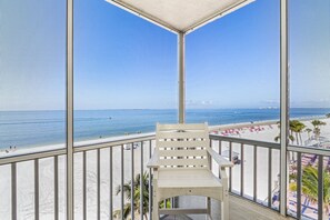 Balcony - Beach Villas # 506-250 Estero Blvd 2 Bedroom Apts by RedAwning (Fort Myers Beach)
