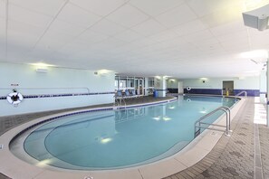 Indoor pool, a heated pool