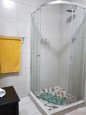 Shower, towels, soap, toilet paper - A very private & serene guest unit within a gated community with 24 hr security (Kempton Park)