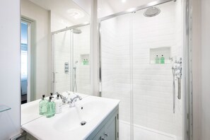Shower, hair dryer