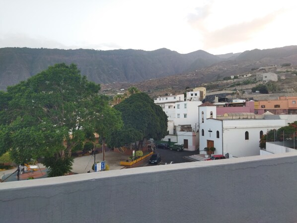 Vue depuis lâhĂ©bergement