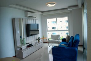 Living area - Luxury Apartments, Excelente Vista al Mar, Acceso Directo a la Playa, Morros (La Boquilla)