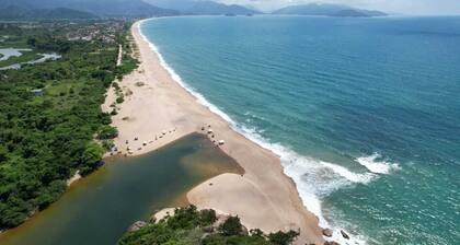 Casa Aconchegante a 300m da Praia do Massaguaçu. Até 6 Pessoas