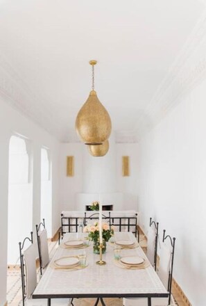 Dining - Riad Vivre - Design Boutique Riad in Marrakech (Marrakesh)