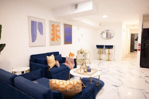 Interior - Modern Cozy Vacation Home with Lounge/Event Space and Backyard  (Irvington)