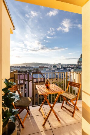 Studio, 1 Queen Bed, Terrace | Terrace/patio - TurnKey | Angelo Roma Apartments (Prague)