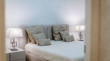 Design-Apartment | 1 Schlafzimmer, hochwertige Bettwaren, VerdunkelungsvorhÀnge