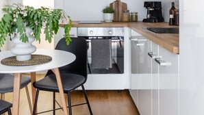 Apartment, Non Smoking, Patio | Private kitchen | Espresso maker, mini-fridge, stovetop, electric kettle - TurnKey | National Museum Apartments (Prague)