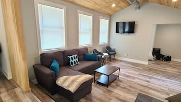 Smart-tv en een open haard