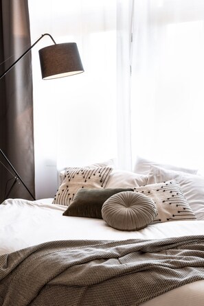 Apartment | Individuell dekoriert, individuell eingerichtet, Bügeleisen/Bügelbrett