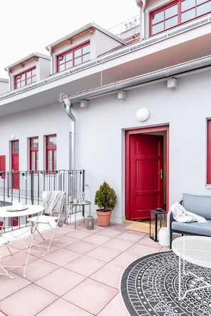 Deluxe-Apartment | Terrasse/Patio