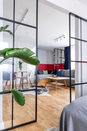 Apartamento, para não fumantes, sacada | Individualmente decorados, individualmente mobiliados