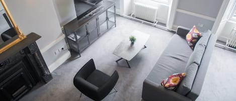 Studio, 1 Doppelbett und Schlafsofa | Wohnbereich