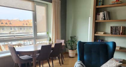 Home-spirit apartment with a panoramic window in the heart of Klaipėda!