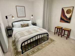 1 chambre, fer et planche Ă repasser, Wi-Fi, draps fournis