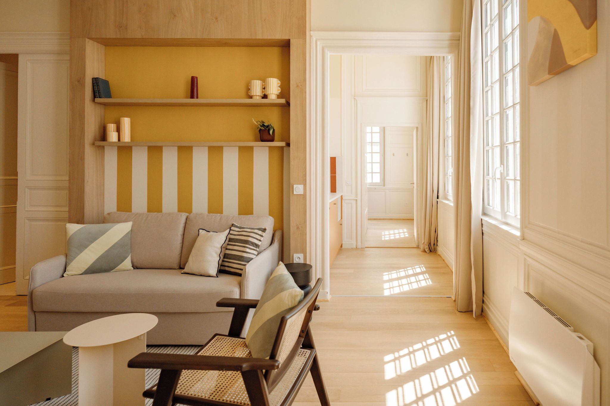 Appartement : Chambre + dortoir 4 lits | Premium bedding, individually decorated, blackout drapes