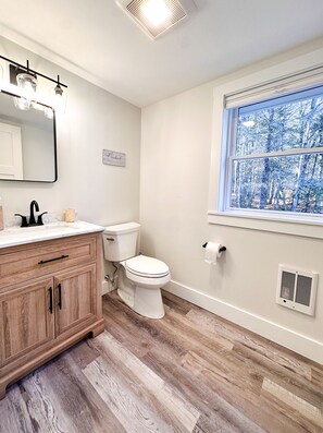Towels, soap, toilet paper