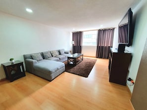 Apartment, 3 Bedrooms, Accessible | Living area - Departamento 3 rec Lamartine Polanco (Mexico City)