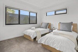 4 bedrooms, iron/ironing board, travel cot, free WiFi