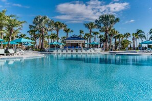 Una piscina riscaldata