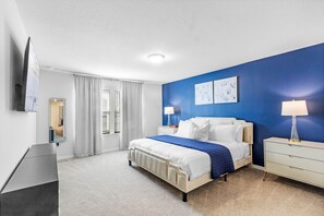 5 slaapkamers, een strijkplank/strijkijzer, wifi, beddengoed