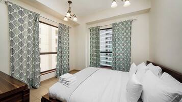 Căn hộ Premium | 1 phòng ngủ, bộ đồ giường cao cấp, màn/rèm cản sáng, phòng cách âm