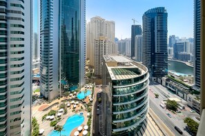 Premium Apartment, 1 Bedroom, Balcony, City View | Balcony view