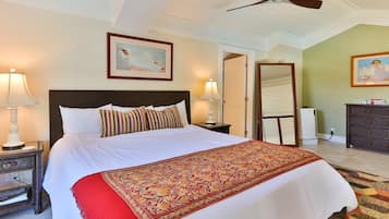 2 bedrooms, desk, iron/ironing board, travel cot