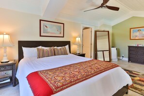 2 bedrooms, desk, iron/ironing board, travel crib