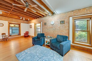 Interior - Historic Wisconsin Retreat on 26-Acre Property! (Plain)