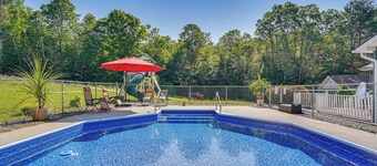 Adirondack Retreat w/ Heated Pool & Scenic Views!