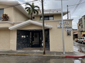 Façade de l’hébergement