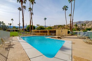 Una piscina riscaldata