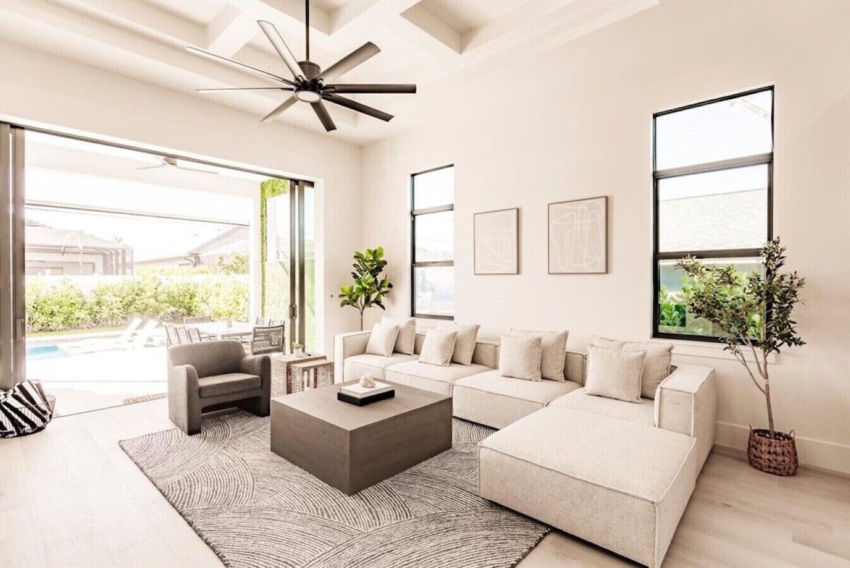 Photo 5 of Naples Calming Waves Luxury Beach Home Heated Pool/Spa Pet Friendly Walk 2 Beach