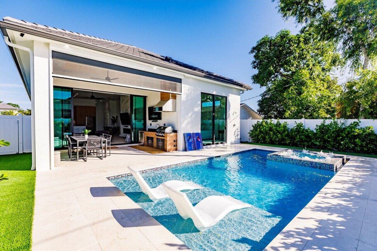 Photo 3 of Naples Calming Waves Luxury Beach Home Heated Pool/Spa Pet Friendly Walk 2 Beach
