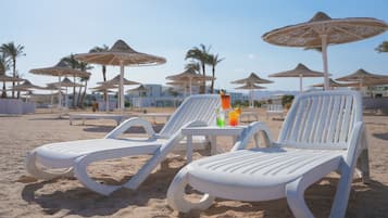 Privat strand och strandbarer