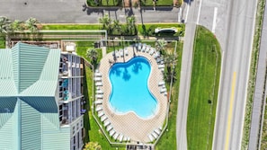 Una piscina riscaldata