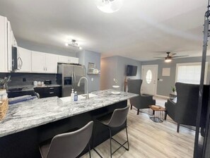 Fridge, microwave, oven, stovetop - Newly Renovated 2 Bdr + Huge Deck + Home Office (Nashville)