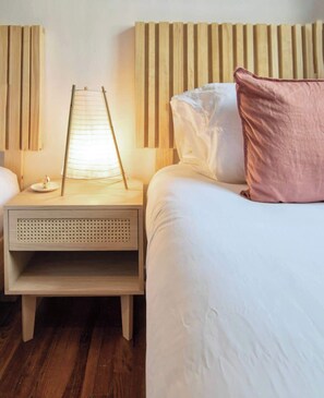 2 slaapkamers, een strijkplank/strijkijzer, reisbedje, wifi