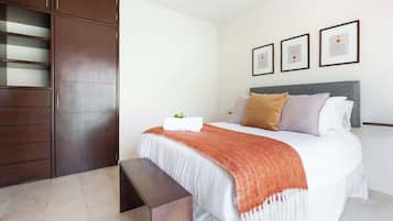 2 bedrooms, iron/ironing board, travel crib, WiFi