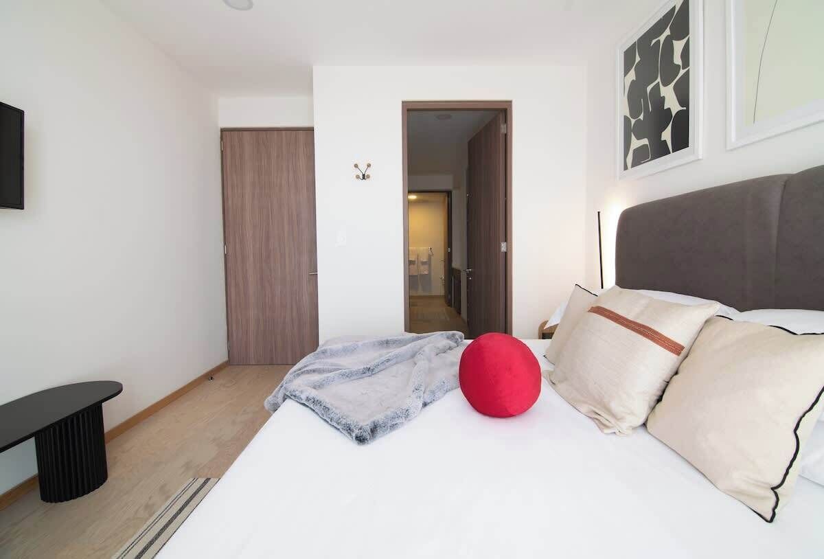 2 bedrooms, iron/ironing board, travel crib, WiFi