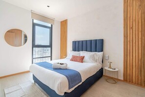 2 bedrooms, iron/ironing board, travel crib, WiFi