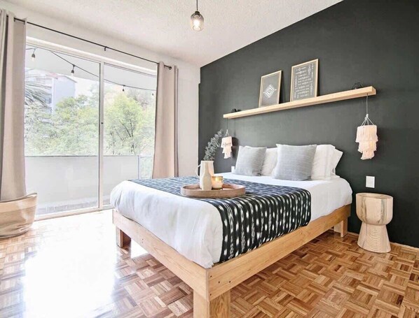 4 bedrooms, iron/ironing board, travel crib, WiFi